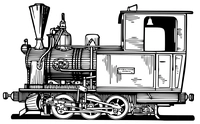 Old Steam Train Detailed